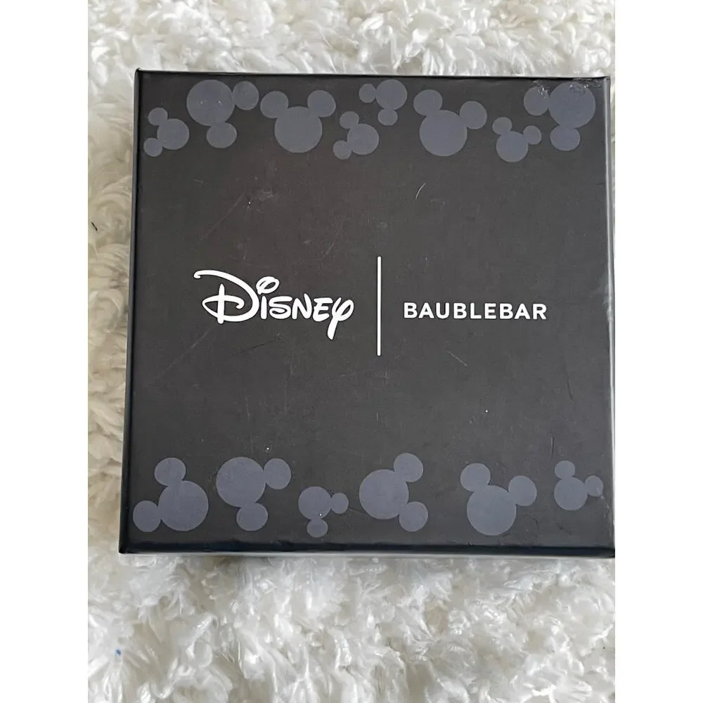 Disney BaubleBar Glow In The Dark Mickey Mouse Ghost Earring NEW Green Halloween